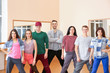 © Africa Studio - Group of young hip-hop dancers in studio