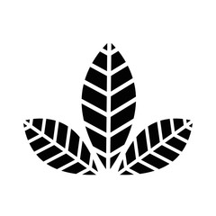 Plant with leaves icon vector illustration graphic design