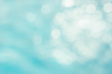 Wall Mural - abstract green blue blur backgruond , wallpaper blue wave with sunlight bokeh texture background