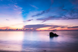 Fototapeta Niebo - Sunrise, landscape. Okinawa, Japan, Asia.