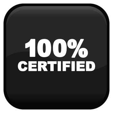 100% certified icon