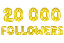 Twenty Thousand Followers, Gold Color