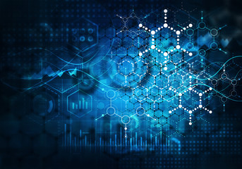 Medical abstract background