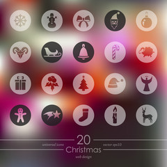 Sticker - Set of Christmas icons