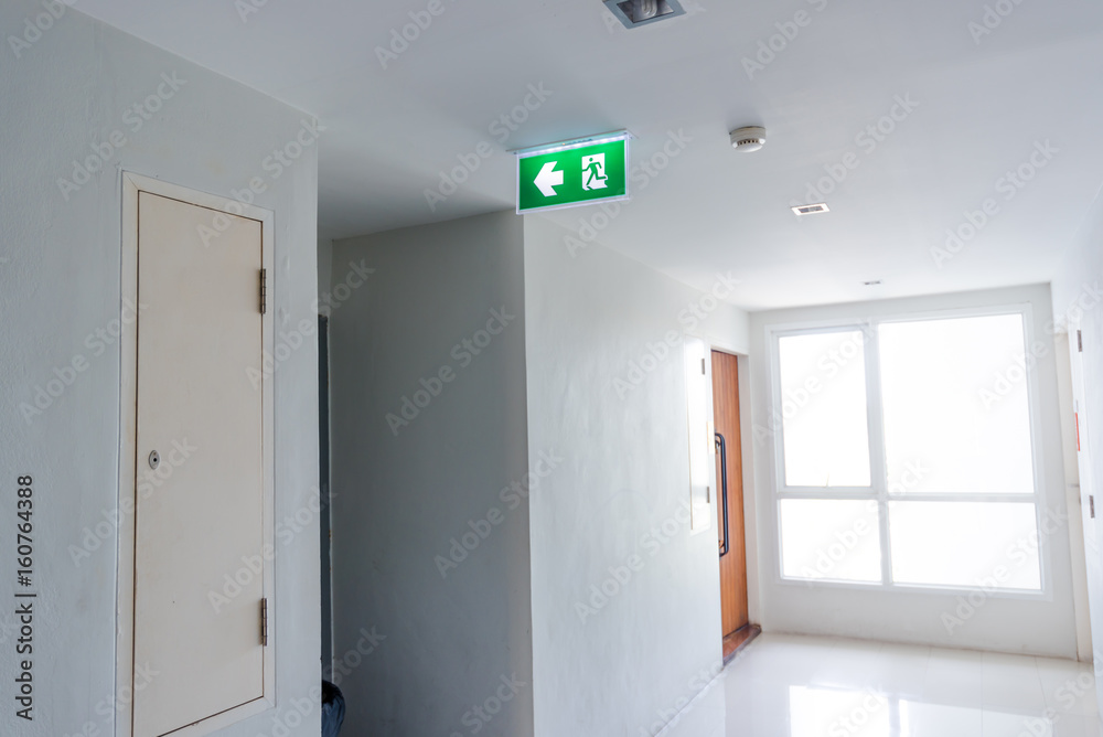 In terms of fire safety, the final exits on an escape route in a public building are known as fire exits.