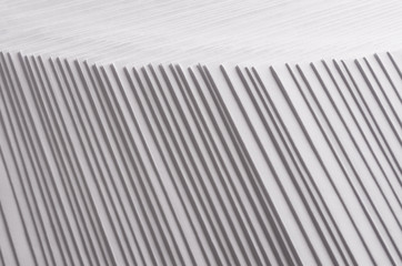 Poster - gray striped stepped abstract texture with contrast border.