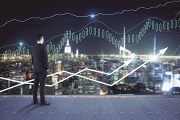 Aufkleber - Financial growth concept