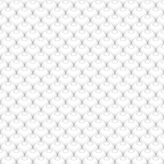 Wall Mural - Abstract geometric white texture. Monochrome light color seamless pattern or 3d like surface. Organic design vector illustration for wallpapers background and interiors.