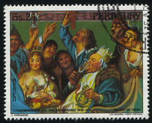 Sticker - Feast for a King by Jordaens