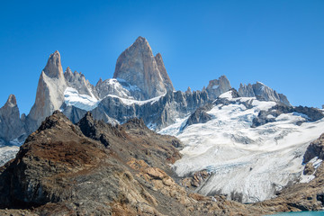 Canvas Print - Mount Fitz Roy in Patagonia - El Chalten, Argentina