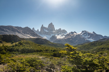 Canvas Print - Mount Fitz Roy in Patagonia - El Chalten, Argentina