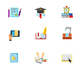 Poster - Education icon set