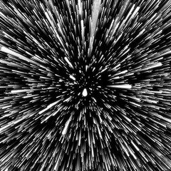 Wall Mural - abstract background with star warp or hyperspace. abstract exploding effect. hyperspace travel. the 