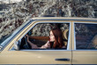 © SHOTPRIME STUDIO - Woman driving a car, a woman is driving in a car