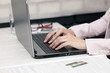 © Jovica Varga - Female hand typing text on the keyboard