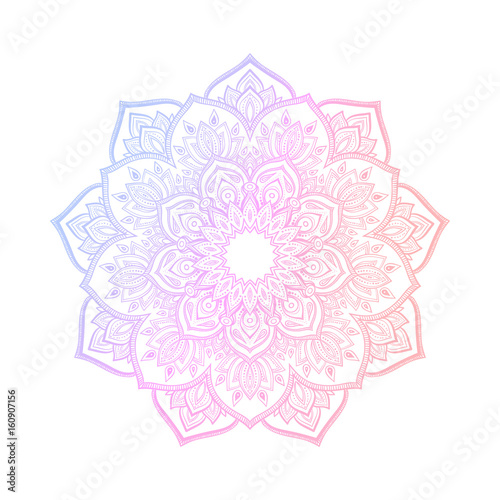 Fotomural Hand drawn abstract mandala design