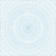 Blue polar coordinate circular grid graph paper, graduated every 1 degree. Can be used for creating geometric patterns, drawing mandalas or sketching circular logos