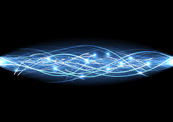 Fototapete - vector background abstract technology communication data Science