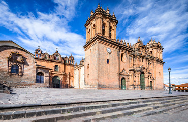 Fototapete - Cusco, Peru - Plaza de Armas