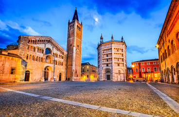 Fototapete - Duomo di Parma, Parma, Italy