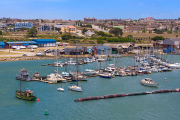 Inner harbour of Port Elizabeth, South Africa