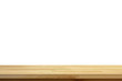 © Atstock Productions - Wood table top on white background