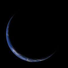Wall Mural - night side of planet earth