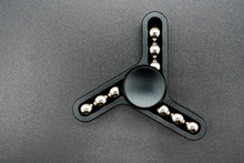 Black Fidget Aluminum Spinner