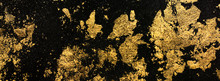 Background Black Gold Spots