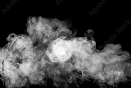 Plakat Czarna tekstura dymu