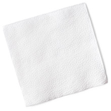 White Napkin, Clipping Path, Isolated On White Background, High Quality Photo