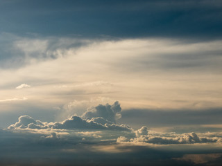 Wall Mural - blue sky with cloud