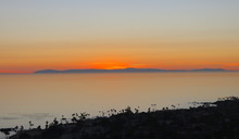 Pacific Sunset Over Catalina Island