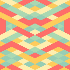 Wall Mural - abstract pastel color tone art deco geometric patterns background