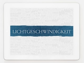 Canvas Print - Lichtgeschwindigkeit