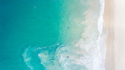 Wall Mural - Aerial View of Beautiful Crystal Cove, Orange County