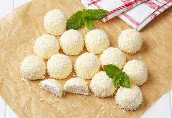 Sticker - White Chocolate and Coconut Truffles