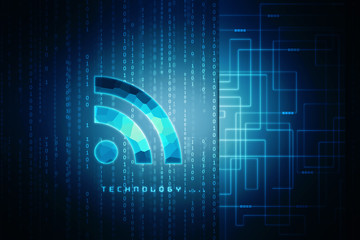 Poster - 2d illustration WiFi symbol sign