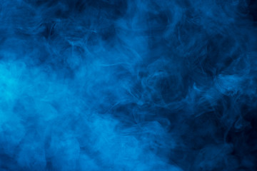 Wall Mural - Texture of blue smoke