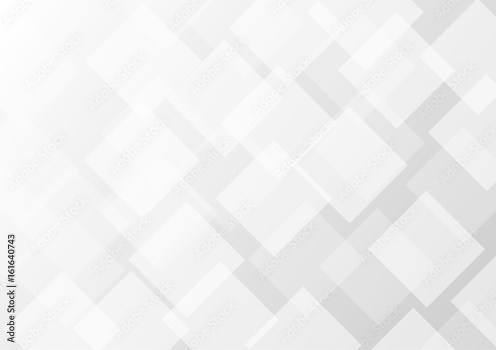 Abstract gray transparent square background - obrazy, fototapety, plakaty 