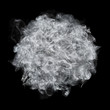 © eNJoy Istyle - white smoke ball isolated on black