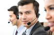 © Atstock Productions - Handsome call center staff (or telemarketer)