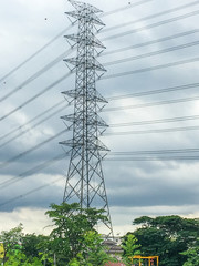 Gray concrete pole arrange for texture background