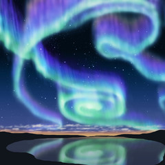 Wall Mural - aurora