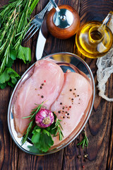 Poster - raw chicken fillet