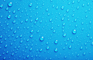  Blue water drops background