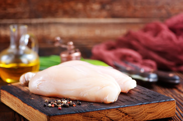 Poster - raw chicken fillet