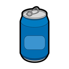 Sticker - can of soda icon vector illustration graphic design