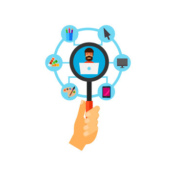 Designer concept icon