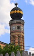 Maurischer Turm der Großen Synagoge mit verzierter Rundkuppel